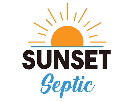 Sunset Septic logo. Septic pumping and complete septic services Queen Creek, Gilbert, Mesa, Apache Junction, Chandler, Tempe, Gold Canyon and Florence areas of Arizona.